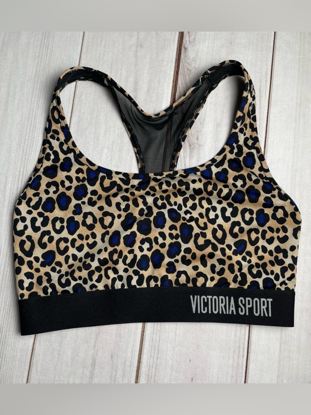 Victoria's Secret Sport The Player Sports Bra Women’s S Animal Print Racerback
